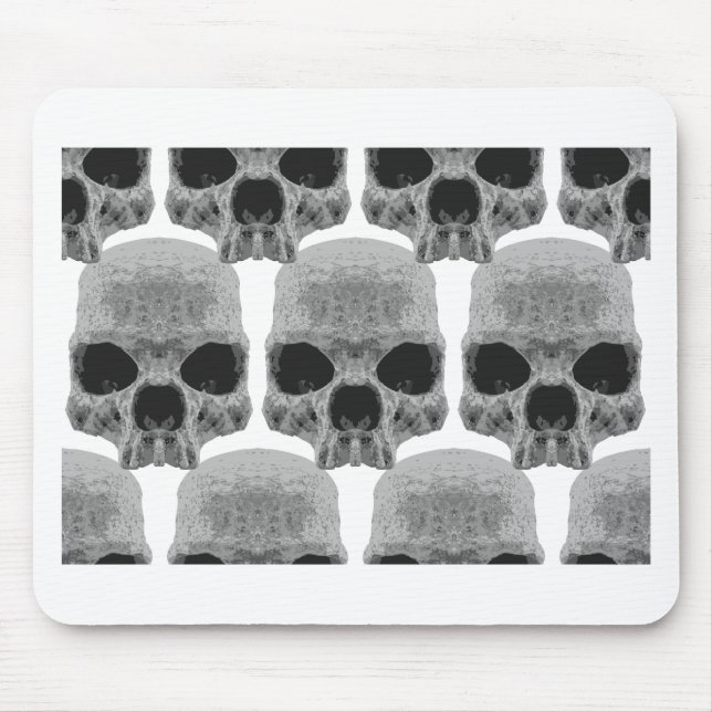 goth skulls mouse pad (Front)