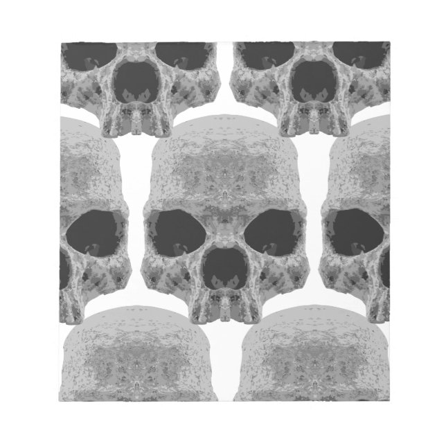 goth skulls notepad (Front)