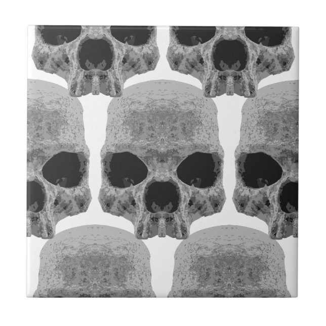 goth skulls tile (Front)
