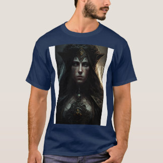 Goth Style Tarot High Priestess T-Shirt