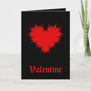 Goth Valentine Holiday Card