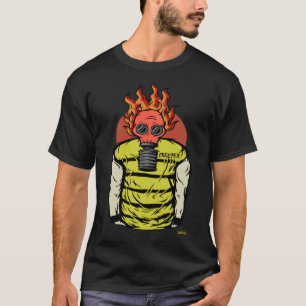 Goth Video Game Gas Mask Gamer T-Shirt