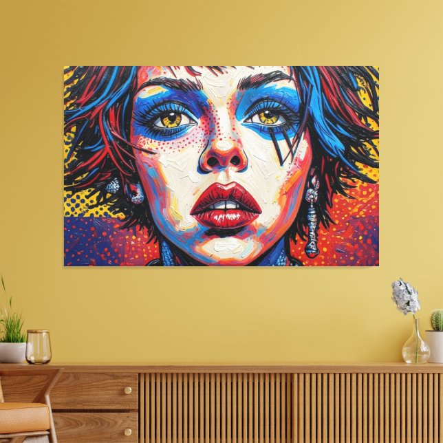 GOTH WASTELAND 28 CANVAS PRINT (Insitu(LivingRoom))