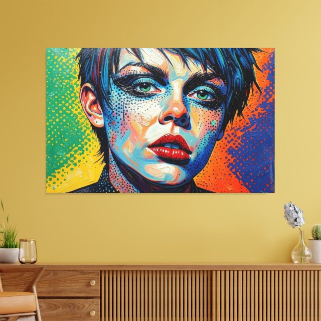 GOTH WASTELAND 29 CANVAS PRINT (Insitu(LivingRoom))