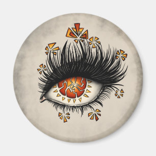 Goth weird eye art witchy magnet