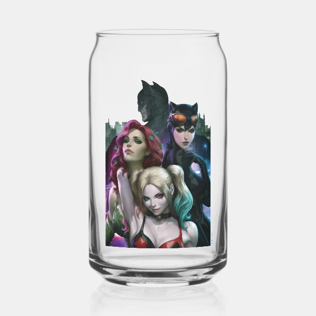 Gotham City Sirens #1000 Comic Cover Variant Can Glass (Front)