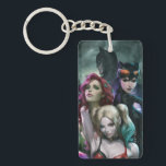Gotham City Sirens #1000 Comic Cover Variant Keychain<br><div class="desc">Celebrate Gotham City Sirens comic issue #1000 with this amazing illustration on your favourite Zazzle products! Wear on a custom graphic t-shirt,  grab a print for your room,  or gift on many more custom Zazzle products perfect for gifting or treating yourself!</div>