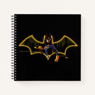 Gotham Knights Batgirl in Logo Notebook