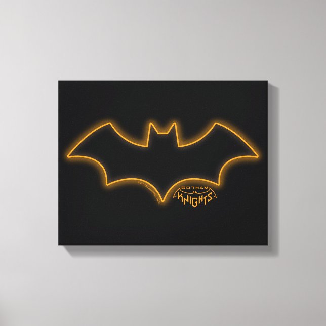 Gotham Knights Batgirl Logo Canvas Print (Front)