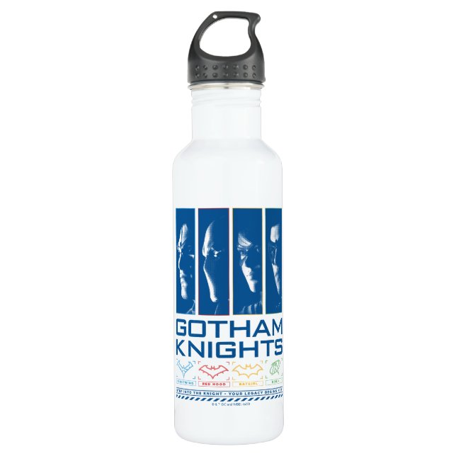 Gotham Knights Face Panels 710 Ml Water Bottle (Front)