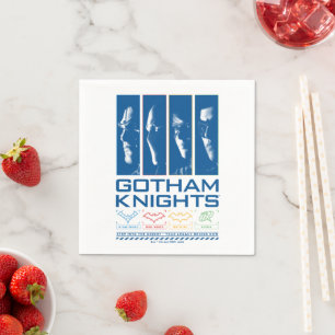 Gotham Knights Face Panels Napkin