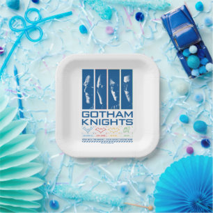 Gotham Knights Face Panels Paper Plate