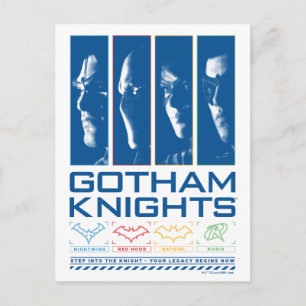 Gotham Knights Face Panels Postcard