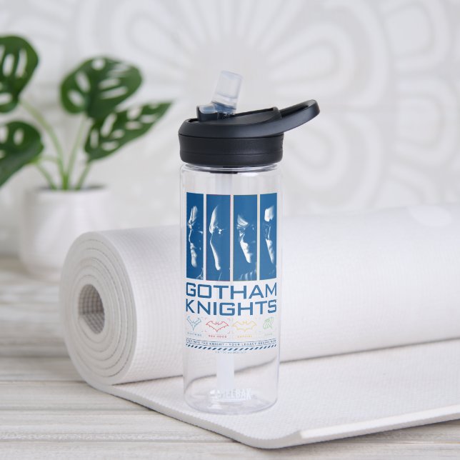 Gotham Knights Face Panels Water Bottle (Yoga)