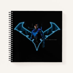 Gotham Knights Nightwing in Logo Notebook