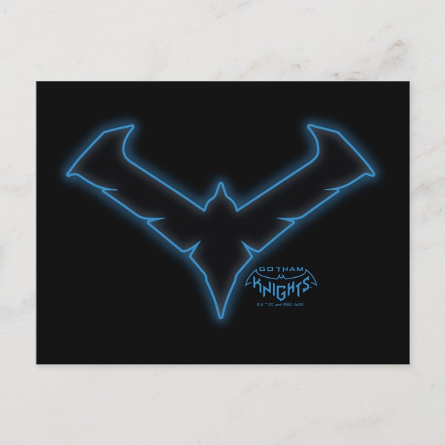 Gotham Knights Nightwing Logo Postcard (Front)