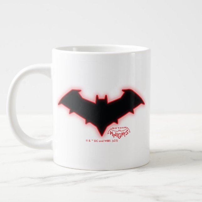 Gotham Knights Red Hood Logo Large Coffee Mug (Left)