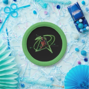 Gotham Knights Robin in Logo Paper Plate