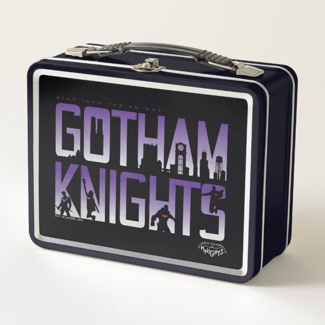 Gotham Knights Silhouettes in Title Metal Lunch Box (Front)