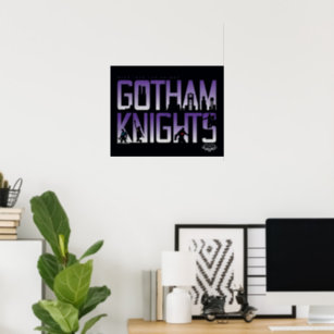 Gotham Knights Silhouettes in Title Poster