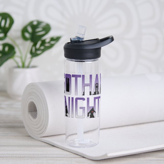Gotham Knights Silhouettes in Title Water Bottle (Yoga)