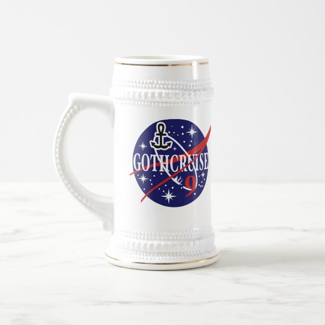 GothCruise 9 Logo Beer Stein (Left)