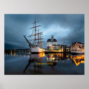 Gothenburg, Sweden Port Poster