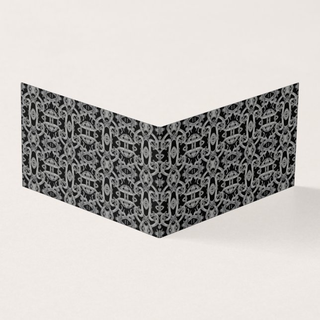 GOTHIC 7x2 Flat Card / Horizontal Book Fold (Outside)