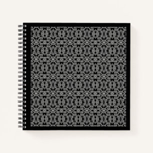 GOTHIC 8.5x8.5 Spiral Notebook / Black