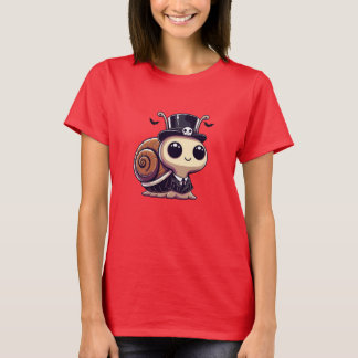 Gothic Addams Snail T-Shirt
