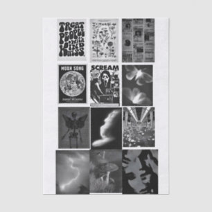 Gothic Aesthetic Decoupage Tissue Paper