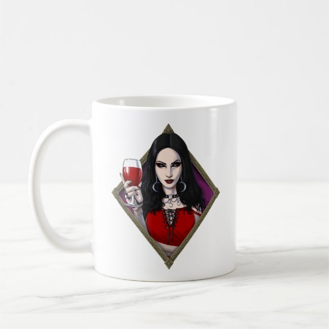 Gothic Alien Witch Coffee Mug (Left)
