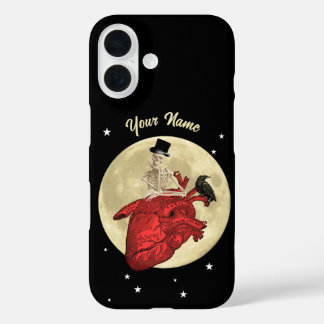 Gothic anatomical heart iPhone 16 case