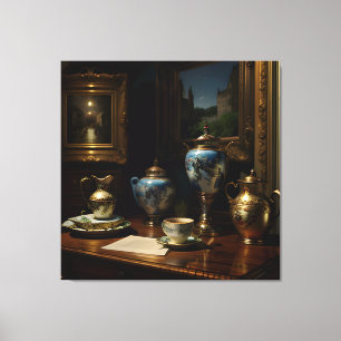 Gothic Antiques Scene  Canvas Print