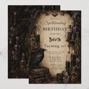 Gothic Apothecary Halloween Party Invitation