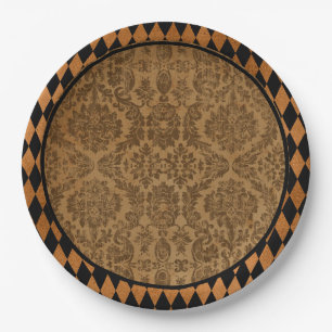 Gothic Apothecary Vintage Halloween Paper Plate
