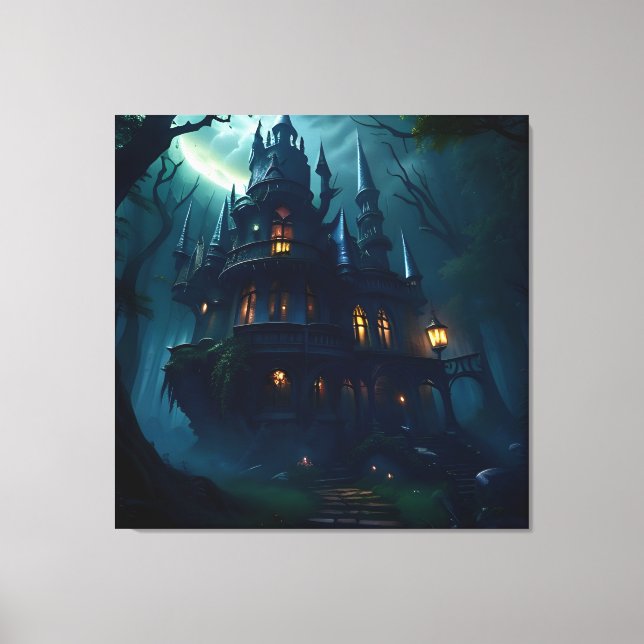 Gothic Arcane Magical Landscape 1 Canvas Print (Front)