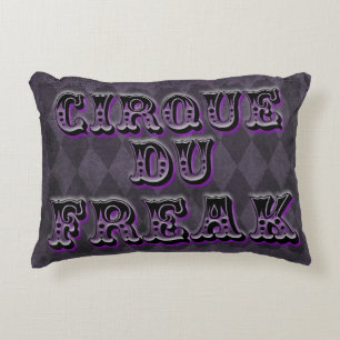 Gothic Argyle Cirque Du Freak Accent Pillow