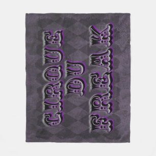 Gothic Argyle Cirque Du Freak Fleece Blanket