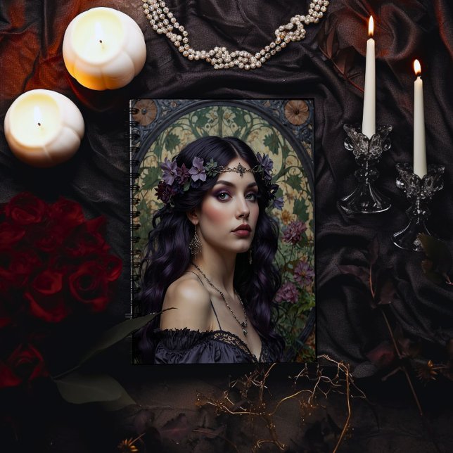 Gothic Art Nouveau Woman Planner (Creator Uploaded)