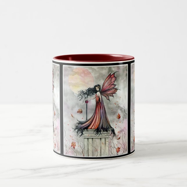 Gothic Autumn Fairy Mug by Molly Harrison (Center)