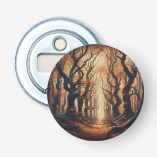Gothic Autumn woods Bottle Opener