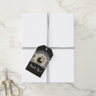 Gothic Baby Shower Halloween Carriage Gift Tags