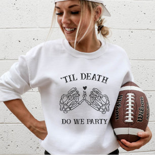 Gothic Bachelorette Party Personalized Bridesmaid Sweatshirt