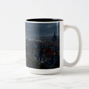Gothic Balcony City Black Mug   Soothing Savage