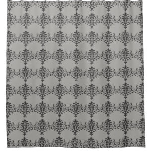 Gothic Baroque Design in Black and Grey