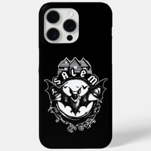 Gothic Bat And Salem Witch House iPhone 15 Pro Max Case