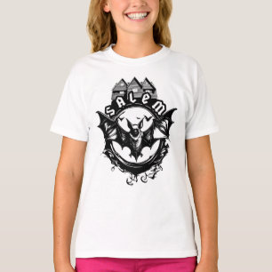 Gothic Bat And Salem Witch House T-Shirt