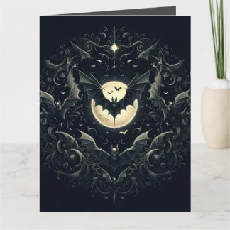 Gothic Bats Card