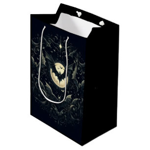 Gothic Bats  Medium Gift Bag